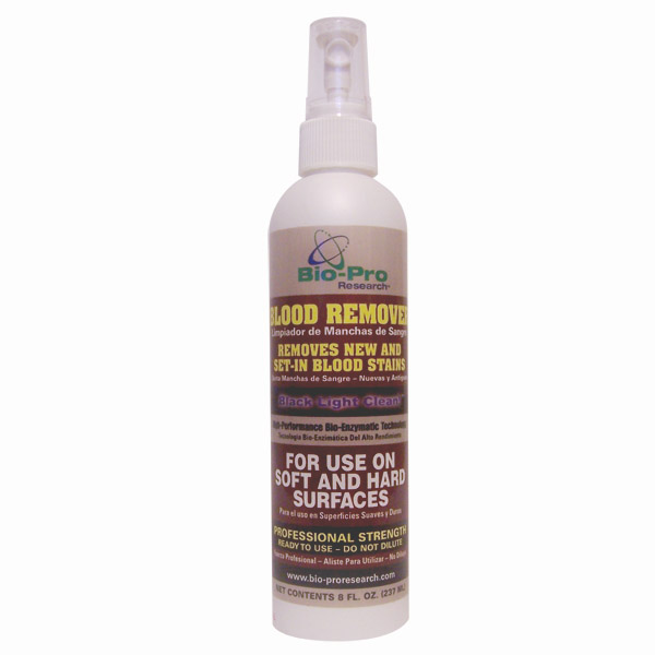 Removes Blood From Almost Any Surface 8oz Spray Bottle