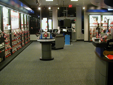 Verizon Wireless Store During Steam Cleaning