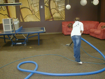 Different View Of The Carpet Cleaning In The High School Youth Room